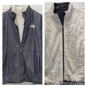 The North Face Reversible Mossbud Swirl Girls Jacket Size XL